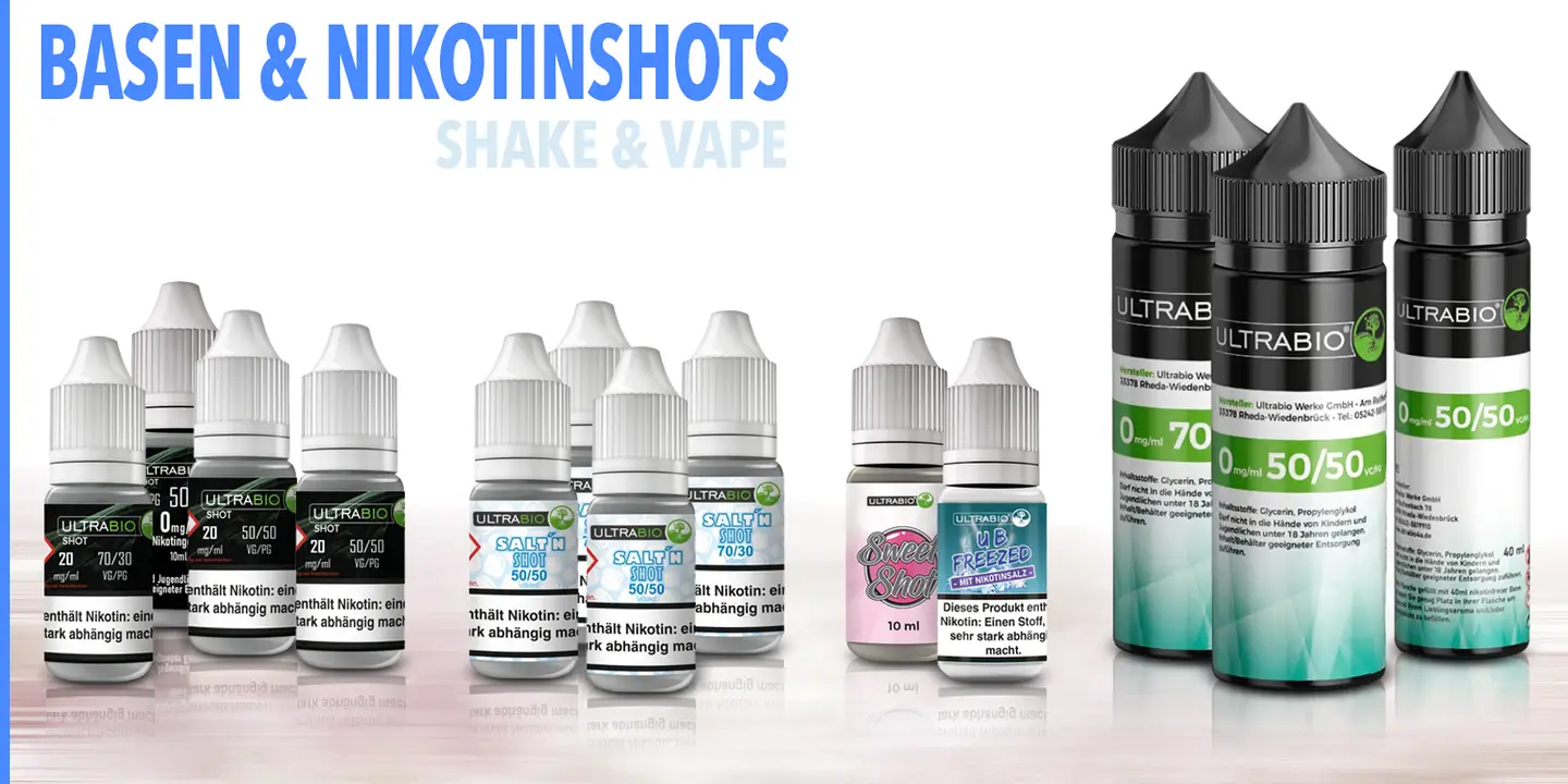 Basen und nikotinshots