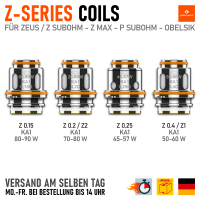 GeekVape Z Series Coils Verdampferkopf (5 Stk.) XM 0.15 Ohm