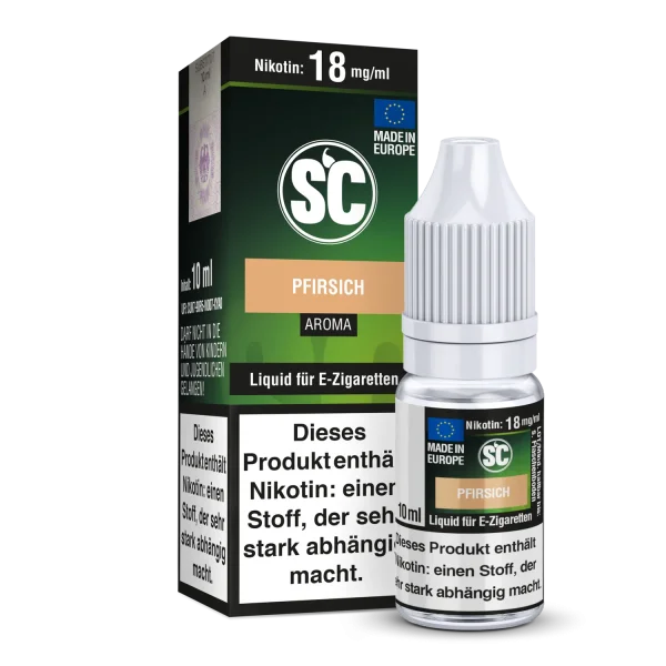 SC - Pfirsich E-Zigaretten Liquid 6 mg/ml