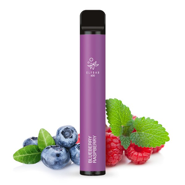 ELFBAR 600 Blueberry Raspberry 20 mg/ml Nikotin Einweg E-Zigarette