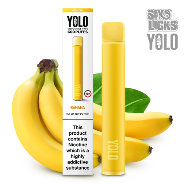YOLO Bar Banana Einweg E-Zigarette mit 20 mg/ml Nikotin