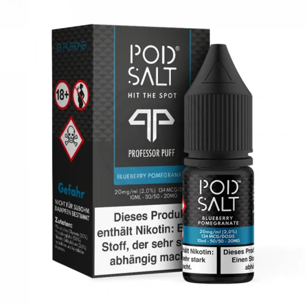 Pod Salt Fusion Blueberry Pomegranate Nikotinsalz Liquid 10 ml 20 mg