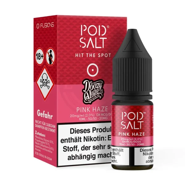 Pod Salt Fusion Pink Haze Nikotinsalz Liquid 10 ml 20 mg