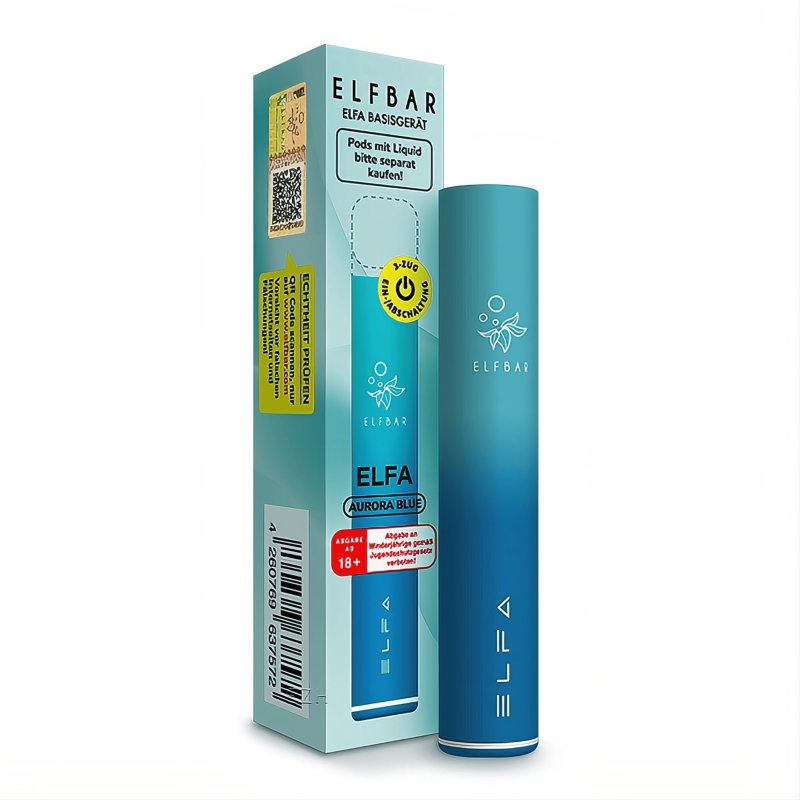 Elfbar ELFA Akku 500 mAh USB-C Aurora Blue