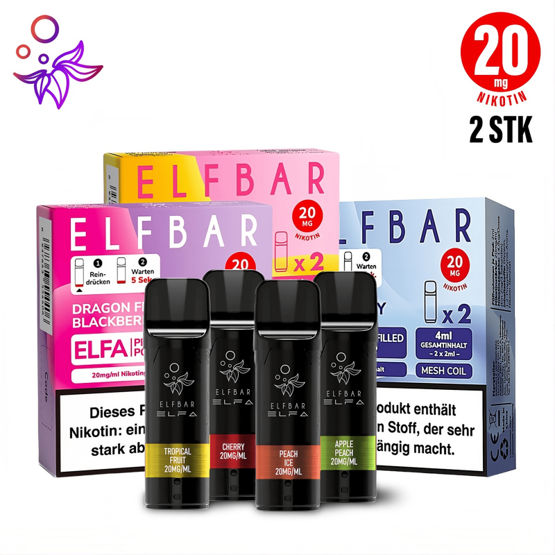 Elfbar Pods ELFA 20mg Nikotinsalz 2er Pack