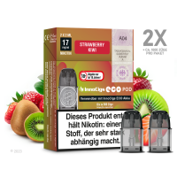 InnoCigs - Eco Pod 2ml 17mg (2.Stk.) Strawberry Kiwi