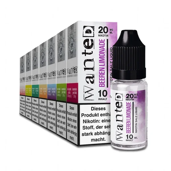 Wanted Overdosed Nikotinsalzliquid - 10 ml - 10 / 20mg/ml