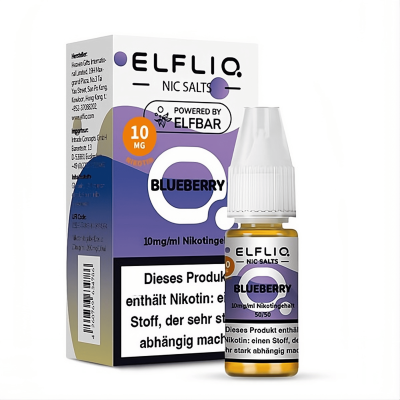 Elfliq by Elfbar Nikotinsalz Liquid 10mg Blueberry