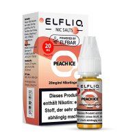 Elfliq Peach Ice Nikotinsalz Liquid 10 mg by Elfbar