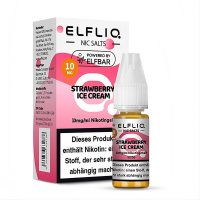 Elfliq by Elfbar Nikotinsalz Liquid 10mg Strawberry Ice Cream