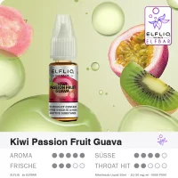 Elfliq Kiwi Passion Fruit Guava Nikotinsalz Liquid 20 mg...