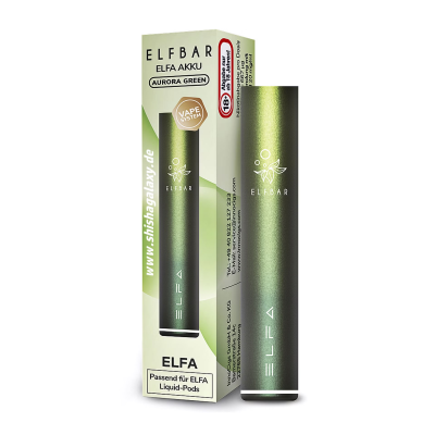 Elfbar Akku ELFA Aurora Green 500 mAh USB-C