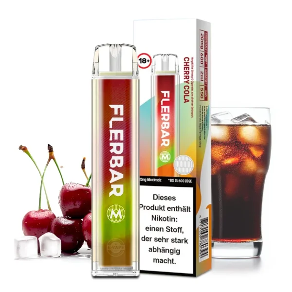 Flerbar M - Einweg E-Zigarette 20 mg/ml Cherry Cola