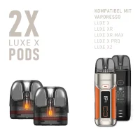 Vaporesso Luxe X Ersatz Pods 0,4 / 0,8 Ohm (2 Stk.) 0,6 Ohm