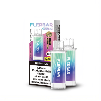 Flerbar Pod Guava Ice 20mg Nikotinsalz 2er Pack