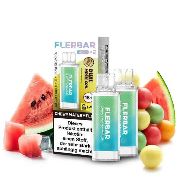 Flerbar Pod 20 mg (2.Stk) Chewy Watermelon