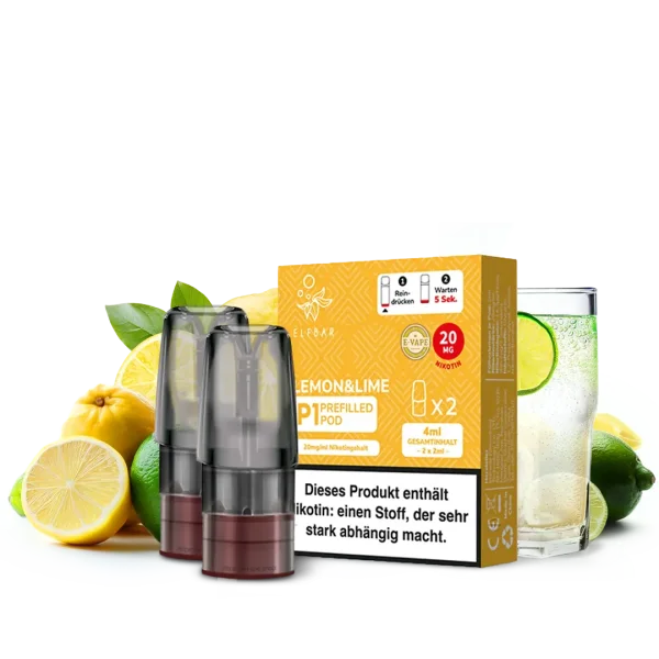 Elfbar Mate 500 Pod (2 Stk.) Lemon & Lime