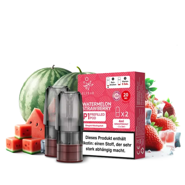 Elfbar Mate 500 Pod (2 Stk.) Watermelon Strawberry