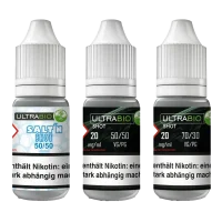Ultrabio Nikotin &amp; Nikotinsalz Shots 20 mg/ml