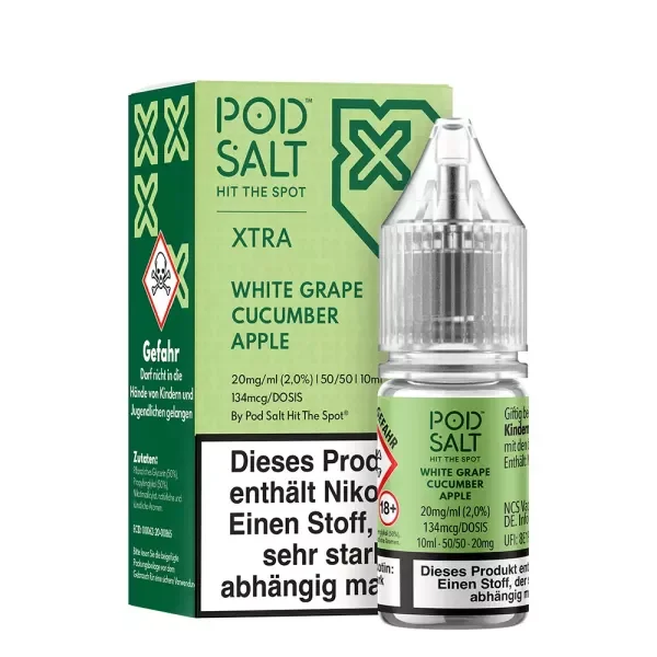 Pod Salt XTRA Nikotinsalz Liquid 10 mg/ml & 20 mg/ml - 10 ml