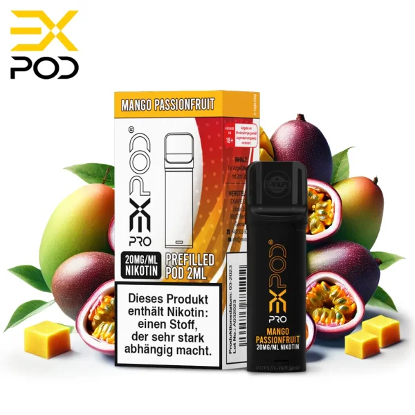 Expod Prefilled Pods Mango Passionfruit 20mg