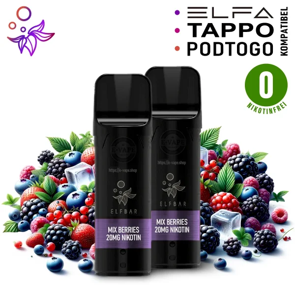 ELFBAR ELFA Pods 2x Mix Berries 0 mg Nikotinfrei