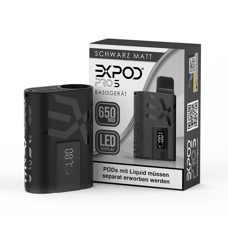 ExPod Pro S Akku Schwarz Matt 650mAh