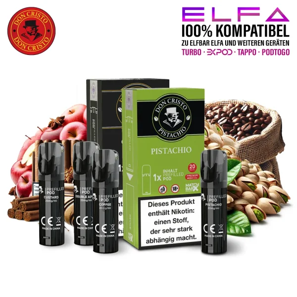 Don Cristo Einweg Pod 20mg/ml - PodToGo etc.