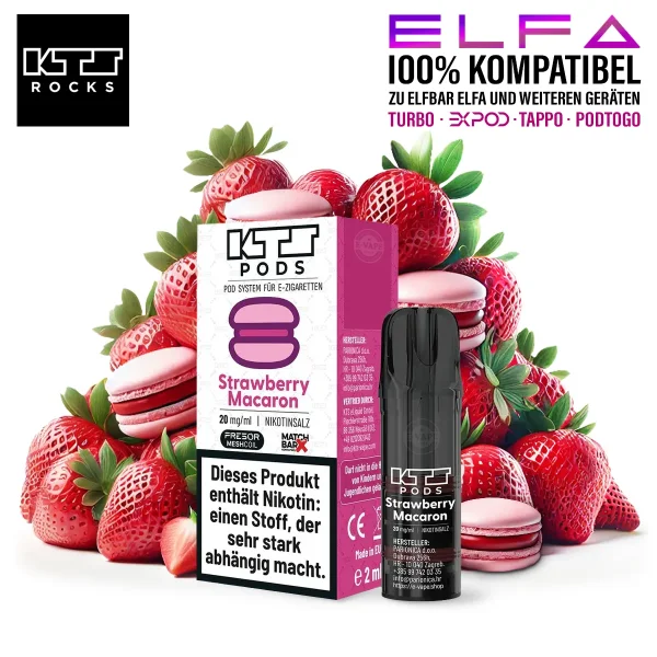 KTS Pods Strawberry Macaron 1 Stk. 20 mg/ml