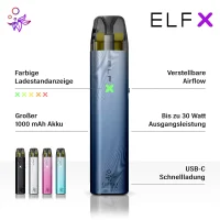 Elfbar ELFX Pod Kit - 30 Watt, 1000 mAh