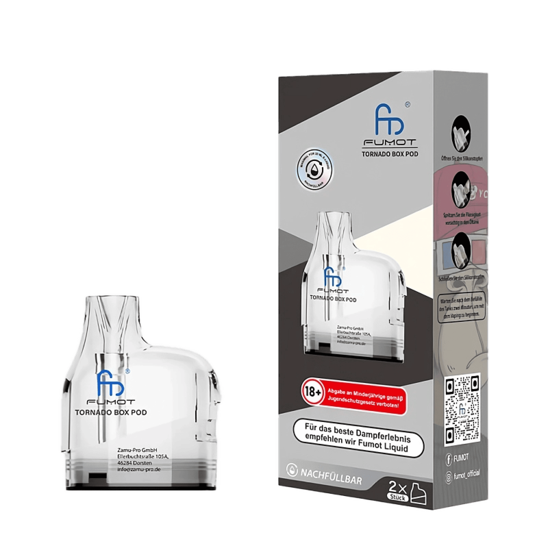 RandM Tornado Box Pods 10ml 0,9 Ohm 2er Pack