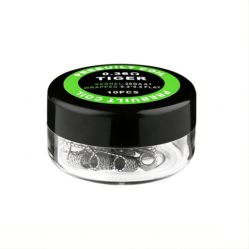 Prebuilt Coil TIGER 0,36 Ohm (10 Stk.)