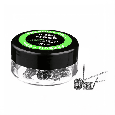 Prebuilt Coil TIGER 0,36 Ohm (10 Stk.)
